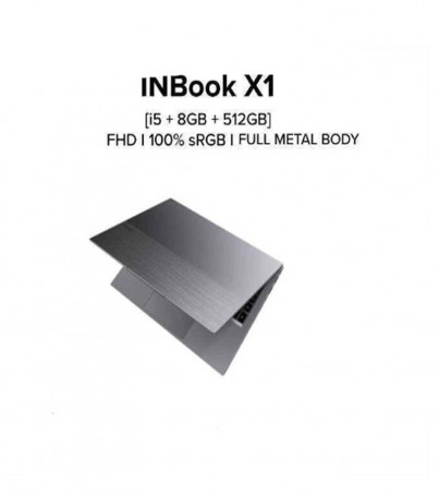 Notebook Infinix InBook X1  (14”FHDsRGB100%/i5-1035G1/8GB/512SSD(By SuperTStore) 