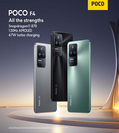 มือถือ POCO F4 (6+128GB)_5G หน้าจอ AMOLED ขนาด 6.67 นิ้ว(By SuperTStore) 