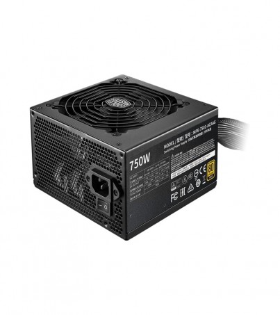 COOLER MASTER POWER SUPPLY (80+ GOLD) 750W  MWE V2 (MPE-7501-AFAAG)(By SuperTStore) 