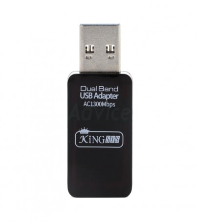 KINGSYS Wireless USB Adapter (KS-U1300AC) AC1300 Dual Band(By SuperTStore)