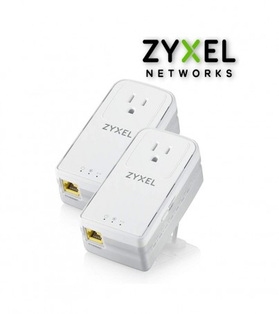 ZYXEL Powerline PLA6456  (Pack2) (เพาเวอร์ไลน์) G.hn 2400 Mbps wave 2 Gigabit Ethernet Adapter