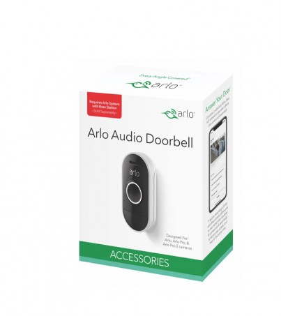 Arlo Audio Doorbell AAD1001 - Wire-Free with Mobile Notifications, Remote