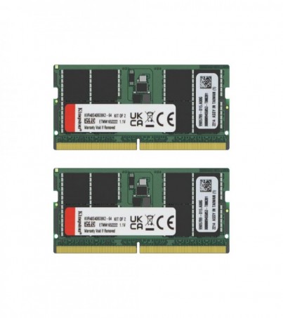 Kingston KVR48S40BD8K2-64 64GB (32GB x2) DDR5 4800MT/s Non ECC Memory RAM SODIMM 
