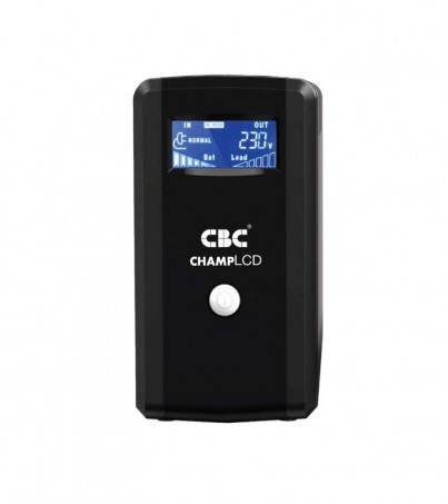 เครื่องสำรองไฟ (UPS) CBC รุ่น CHAMP LCD1000VA 600W(By SuperTStore)