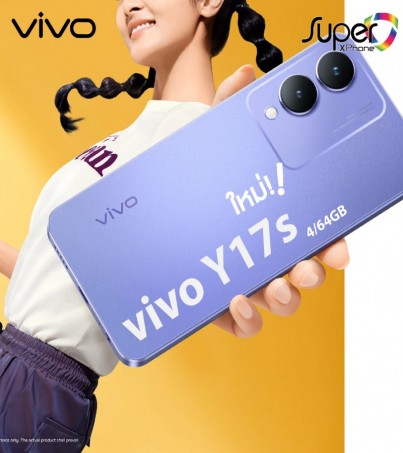 vivo Y17s (4+64GB) ใช้งานได้ลื่นไหล  ดีไซน์ทันสมัย   (ไม่มีAdapter หัวชาร์จ) (By SuperTStore)