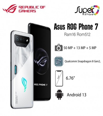 Asus ROG Phone 7 (16+512GB) บระบายความร้อน GameCool 7 ที่ได้รับการอัพเกรด (By SuperTStore)