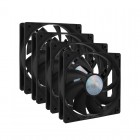 CASE FAN (พัดลมเคส) COOLER MASTER SILENT FAN 120 SI2 4 IN 1 BLACK