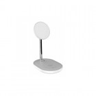 Mazer MagDesk MagSafe 2-in-1 Hybrid Wireless Charging Stand Black (M-Mag.DESK600)