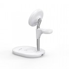 Mazer M-Mag.DESK630-WH Mag.DESK 3-in-1 Wireless Charging Stand (White)