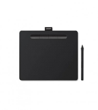WACOM Intuos Medium without Bluetooth (CTL6100/K1-CX) Pen Tablet (Black)