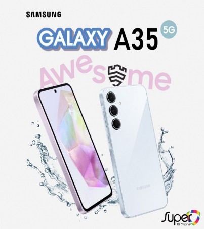 Samsung Galaxy A35 (8+128GB)รุ่น 5G ถ่าย VDO 4K คมชัดขึ้น 4 เท่า(By SuperTStore)