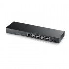 ตู้แร็ค Zyxel GS1900-24 L2 Smart Managed Switch 24 Port Gigabit 2 SFP Port Rack-mount