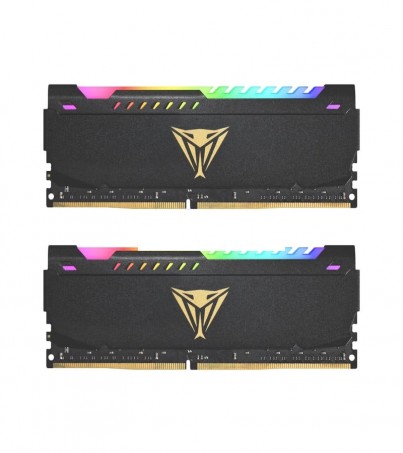 RAM DDR4(3600) 32GB (16GBX2) PATRIOT VIPER STEEL RGB (PVSR432G360C0K)