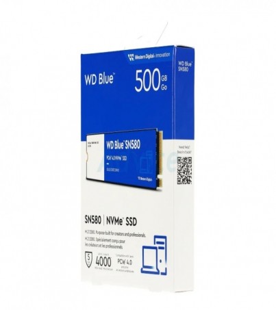 500 GB SSD M.2 PCIe 4.0 WD BLUE SN580 (WDS500G3B0E)