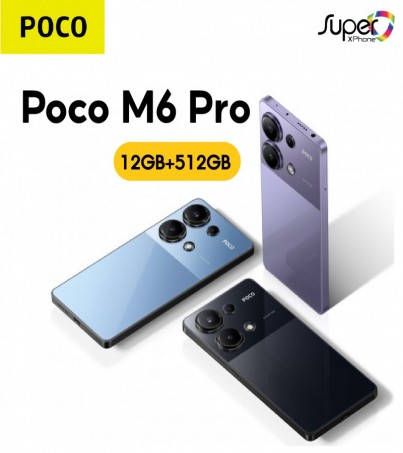 Poco M6 Pro(12/512GB)สนุกแบบไร้ขีดจำกัด ขอบจอบางพิเศษ(By SuperTStore)
