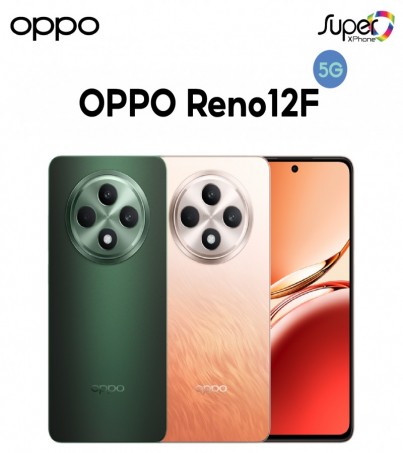 OPPO Reno12F 5G(12/256GB)สมาร์ทโฟนเรือธงดีไซน์ Cosmos Ring(By SuperTStore)