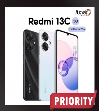 Redmi 13C (8+256)รองรับ 5G จอแสดงผล  HD+(By SuperTStore)