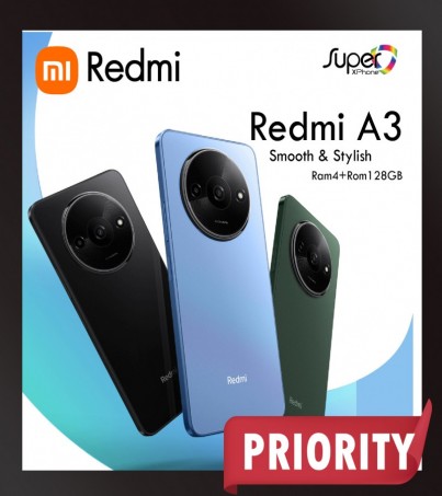 Redmi A3(Ram4+Rom128GB)อัตรารีเฟรช 90Hz l HD+(By Lazada Superiphone)