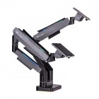 THERMALTAKE GAMING DUAL RGB MONITOR ARM : GEA-MSRDMSBLK01