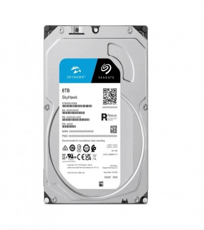 6 TB HDD CCTV SEAGATE SKYHAWK (5400RPM, 256MB, SATA-3, ST6000VX009)