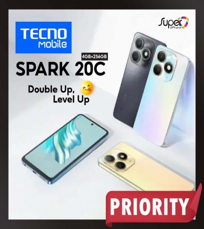 TECNO Spark 20C(4+256GB) 50MPกล้อง จอ 6.6’’(By SuperTStore)