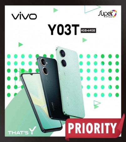 Vivo Y03t (ram4/rom64GB)Simply The Standout Style(By SuperTStore)