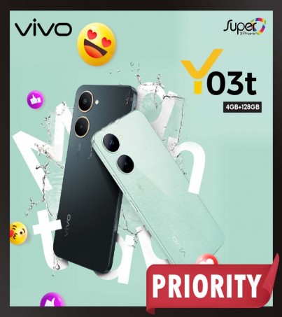 Vivo Y03t (ram4/rom128GB)Vibrant Design(By SuperTStore)