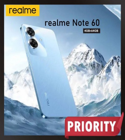  realme Note 60(ram4/rom64GB) IP64 ป้องกันน้ำและฝุ่น(By SuperTStore)