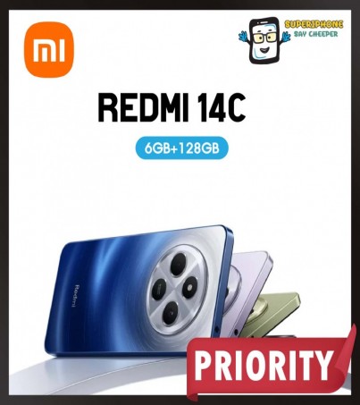 Redmi 14C(6/128GB)จอ LCD ขนาด 6.88 นิ้ว  รีเฟรชเรต 120Hz(By SuperTStore)