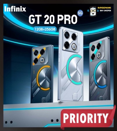 Infinix GT 20 Pro(12+256)รุ่น 5G ดีไซน์สวยจอใหญ่ ชิพเซตเกมมิ่ง(By SuperTStore)