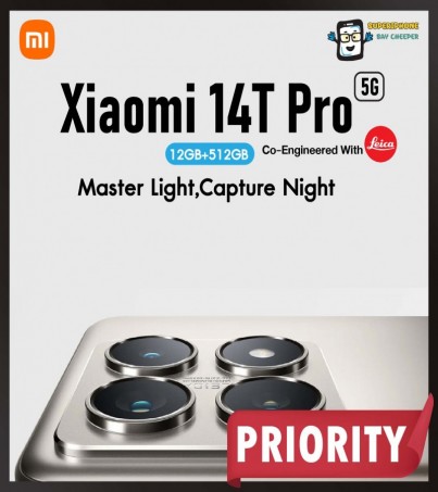 Xiaomi 14T Pro(12+512GB)5G สมาร์ทโฟนสุดล้ำที่สายถ่ายรูปต้องชอบ!(By SuperTStore)