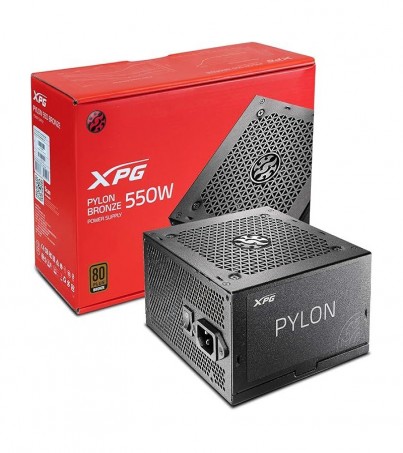 Power Supply (พาวเวอร์ซับพลาย) XPG PYLON 550W 80PLUS BRONZE