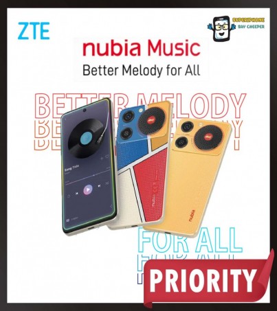 ZTE nubia Music(4+128GB)ดีไซน์แบบกล้องคลาสสิค ลำโพงขนาดใหญ่ เสียงดังกระหึ่ม(By SuperTStore)