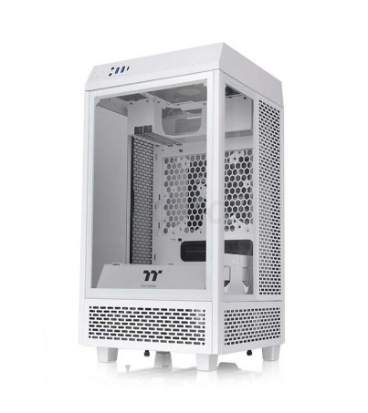 MINI-ITX CASE (NP) เคสคอมพิวเตอร์ THERMALTAKE THE TOWER 100 SNOW (CA-1R3-00S6WN-00)(By SuperTStore)