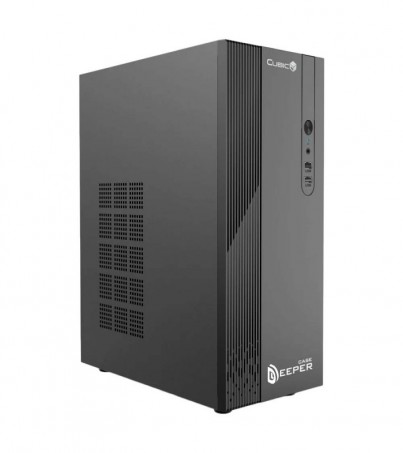 mATX CASE (NP) CUBIC DEEPER BLACK(By SuperTStore)