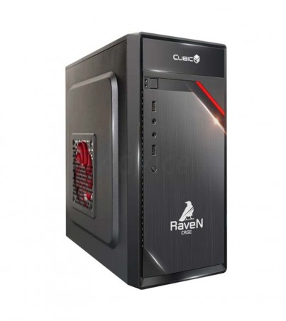 mATX CASE (NP) CUBIC RAVEN BLACK(By SuperTStore)