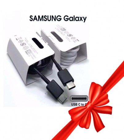 【รับประกัน 3 เดือน 】 สายชาร์จ Samsung Fast Charging   type C to type C  สายชาร์จ type c (3A)(By SuperTStore)