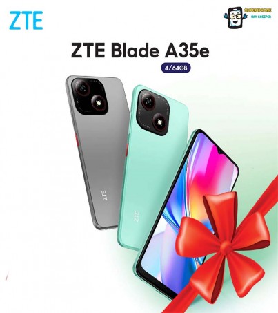 ZTE Blade A35e (4+64GB) AI Camera สมาร์ทโฟน หน้าจอ 6.52 นิ้ว(By SuperTStore)