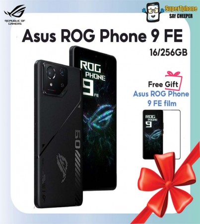 Asus ROG Phone 9 FE (16/256GB)เล่นเกมที่ไม่มีใครเทียบได้ด้วย ROG + เเถมฟรี  Film ติดจอ(By SuperTStore)