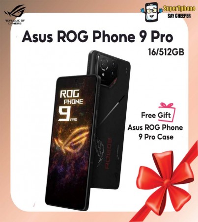 Asus ROG Phone 9 Pro (16/512GB)สมาร์ทโฟนเกมมิ่งระดับท็อป + เเถมฟรีเคสมือถือ(By SuperTStore)