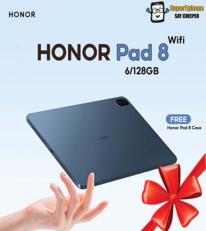 Honor Pad 8 Wi-Fi (6+128GB)จอ 12 นิ้ว ลำโพง 8 ตัว +  เเถมเคส Case(By SuperTStore)