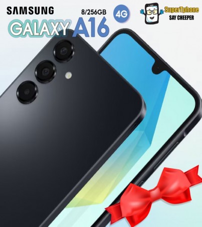 Samsung Galaxy A16 รุ่น 4G LTE(8/256GB) เร็ว แรง ไม่ว่าจะเล่นกี่แอปก็ไม่สะดุด(By SuperTStore)