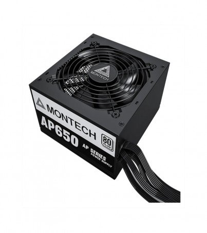 MONTECH POWER SUPPLY (อุปกรณ์จ่ายไฟ) AP 650W - 650W 80 PLUS (BLACK) (ATX)