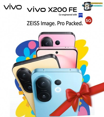 vivo X200 FE รุ่น 5G(12+512GB) OLED 6.31 นิ้ว l Dimensity 9300(By SuperTStore)