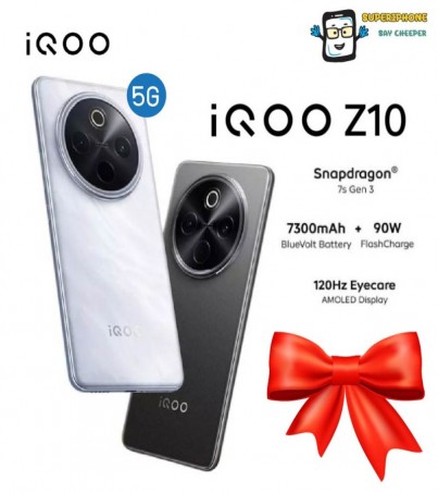 iQOO Z10 รุ่น 5G (12+256GB) แบต 7300 mAh l แรง! ด้วยชิปเซ็ตทรงพลัง(By SuperTStore)