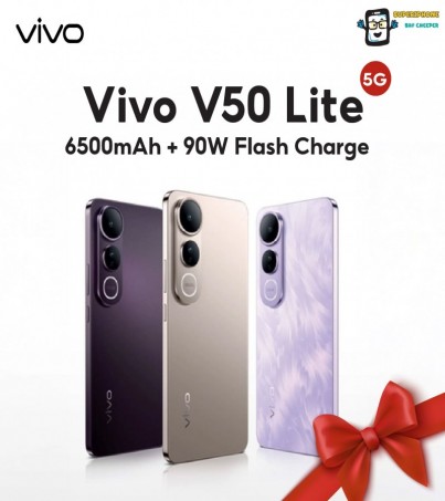 vivo V50 Lite รุ่น 5G (12+512GB)จอ 6.77 นิ้ว l ลำโพงสเตอริโอคู่ l เเบต 6500 mAh(By SuperTStore)