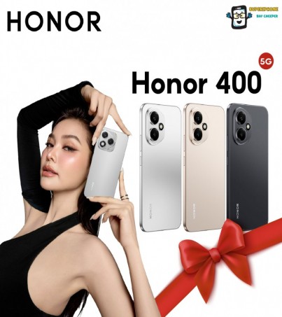 Honor 400 รุ่น 5G (12+256GB)จอ 6.55 l กล้อง AI ล้ำสมัย (By SuperTStore)