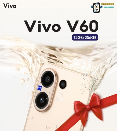 Vivo V60 รุ่น 5G (12/256GB)จอโค้งสี่ด้าน แบตเตอรี่ 6,500mAh(By SuperTStore)
