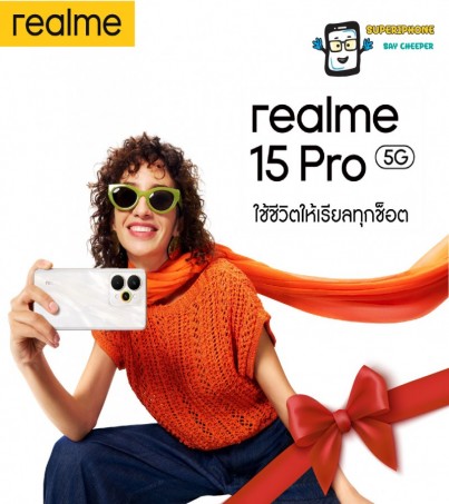 Realme 15 Pro รุ่น5G(12+256GB) จอ 6.80 นิ้ว l ถ่ายเป๊ะทุกช๊อต l กล้อง 50Mp AI Camera(By Lazada SuperTphone)