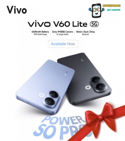 vivo V60 Lite 5G(12+512GB)จอภาพ 6.77” OLED l แบต  6,500 mAh(By SuperTStore)